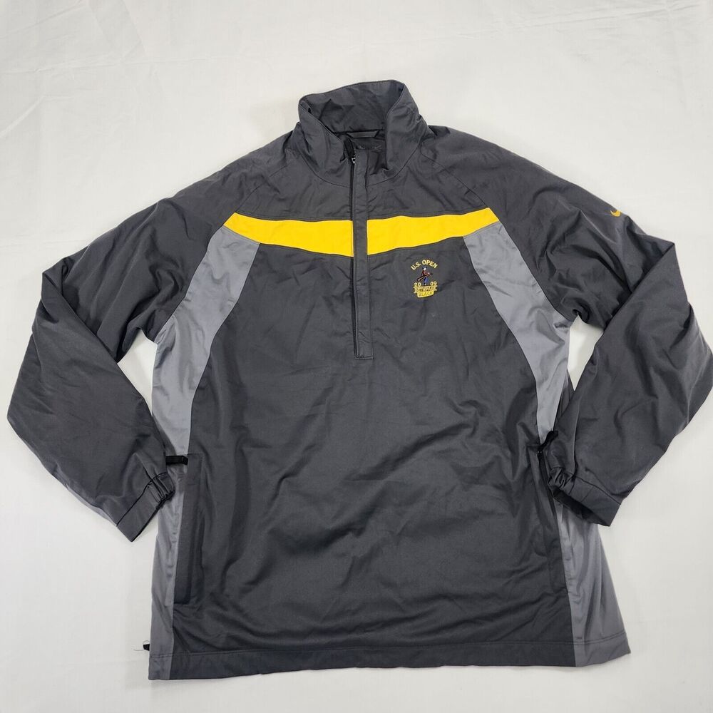 Nike Golf Men's 2009 US Open Bethpage Gray Yellow Storm Fit Jacket Size XL